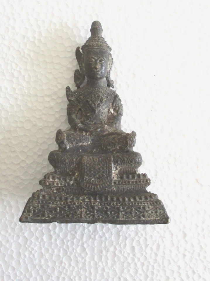 ANTIGA ESTÁTUA DE BRONZE/DEIDADE DETALHADA - Imagem 1 de 4