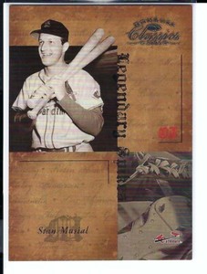 STAN MUSIAL 2004 Donruss Classics Legendary Spikes #'d 67/100 Card # LS-11