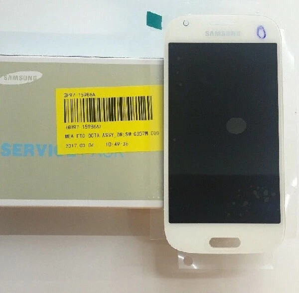Genuine Samsung Ace 4 (G357) LCD Assembly New White GH97-15986A - Image 1 of 1