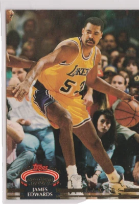James Edwards Los Angeles Lakers Center 1992-93 Stadium Club Card #227 Near Mint - Image 1 of 3