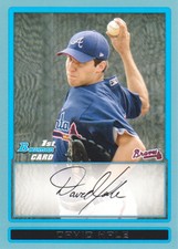 2009 Bowman Draft Prospects Blue #BDPP46 David Hale 046/399 