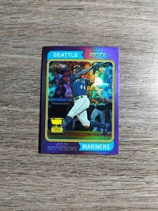 Topps Heritage 2023 - Julio Rodríguez #18 refractor cromo púrpura - Imagen 1 de 2