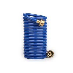 EVA Coil Garden Hose for Gardener: Retractable Self Coiling Hoses with 3/4" G... - Picture 1 of 8