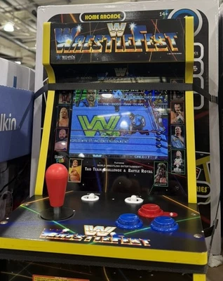 Arcade Classics WWE Wrestlefest Countercade Machine Retro with 4 Authentic Games - Image 1 of 4