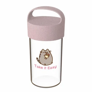 Koziol Trinkflasche Buddy Drink Pusheen Take It Easy, Organic Pink, 500 ml - Picture 1 of 1