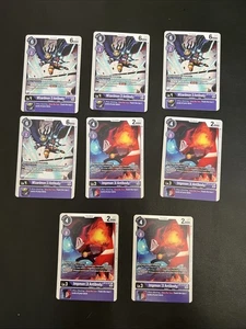 4x Impmon (X Antibody) BT12-073 + 4x Wizardmon (X-Antibody) Digimon TCG Cards - Picture 1 of 4