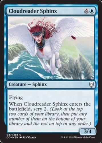 x1 Cloudreader Sphinx - Dominaria - NM - MTG - Image 1 of 1