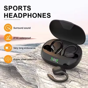 TWS Sports Wireless Bluetooth Kopfhörer Headphones Ohrbügel Laufen Bass Ohrhörer - Bild 1 von 5