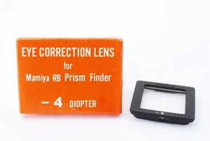 [UNBENUTZT] Mamiya RB Prismensucher Augenkorrektur Objektiv -4 Dioptrien mit Box JAPAN2233970 - Bild 1 von 10