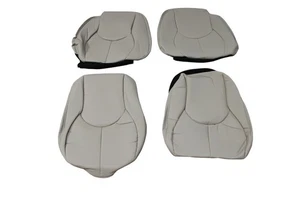 Mercedes Benz R129 SL Seat Covers Set Smooth Leather From 1995 Mushroom - Picture 1 of 1