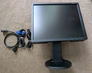 NEC EA190M-BK Screen Monitor LCD Display 19 " DVI-D VGA 75Hz 5ms 1280x1024 - Picture 1 of 7
