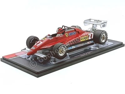 1982 Ferrari 126C2 Nº27 Última Carrera Gilles Villeneuve GP F1 Bélgica 1:18 MC G - Photo 1/4