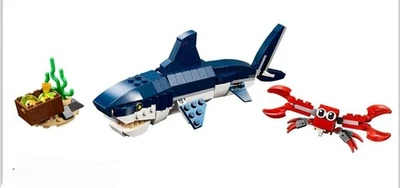 LEGO 31088 Creator 3-in-1 Deep Sea Creatures 100% Complete w/Manuals Retired - Image 1 of 2