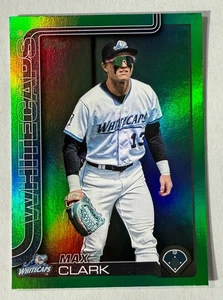 2025 Topps Pro Debut Max Clark Green Foil 80/99 #PD-116 - Picture 1 of 2