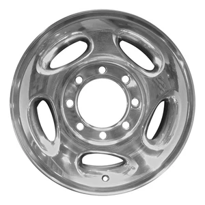 Metallic Polished 5 Slot 16 x 8 Used Wheel - Picture 1 of 1