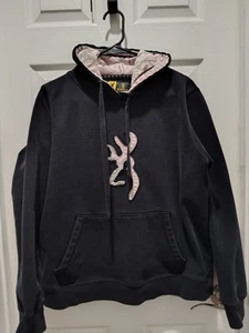 Browning Black & Pink Camo Hoodie Girls XXL - Picture 1 of 6