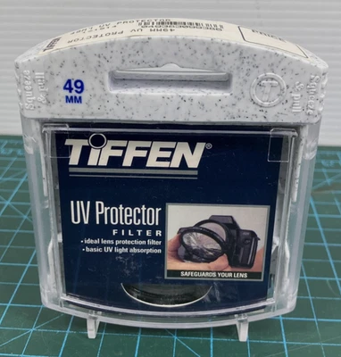 Tiffen UV Protector Filter 49mm Made in USA Lens Protection DSLR Mirrorless SLR - Image 1 of 4