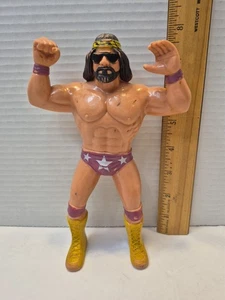 WWF WWE Titan Sports Wrestling Superstars - Randy MACHO MAN Savage - LJN 1985 - Imagen 1 de 15
