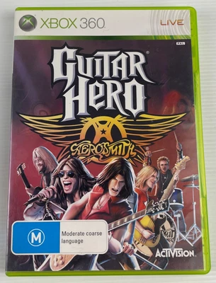 Guitar Hero Aerosmith - Microsoft Xbox 360 Complete With Manual PAL - Image 1 of 4