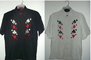 NUEVA CAMISA DE TARJETA DE MOTOCICLISTA 21 CASINO PÓKER ADULTO ADOLESCENTE O DELGADO M L XL por ROCKHOUSE - Imagen 1 de 8