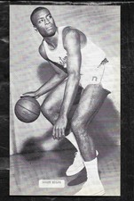 1960's  J.D. McCARTHY BASKETBALL POSTCARD EDDIE MILES -  PISTONS
