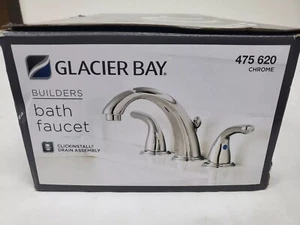 Glacier Bay Builders 2-Handle Bathroom Sink Faucet - Chrome - Picture 1 of 4