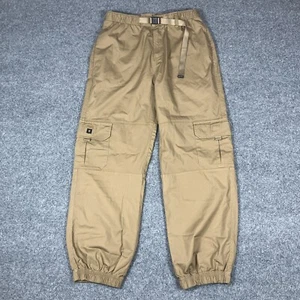 Roark Cargo Belted Ripstop Paratrooper Pants Men’s Small Elastic Waist Khaki - Picture 1 of 9