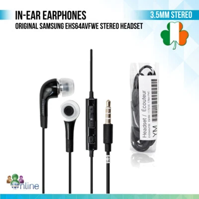 Samsung 3.5mm Jack Stereo Sound In-Ear Handsfree Earphones EH-S64AVFW Headphone  - Image 1 of 3