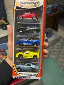 Matchbox More Cars 5 pack 92528 62 Dodge Viper VW Beetle GT5 Mustang Ferrari F50 - Bild 1 von 3