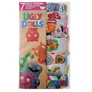 PACK 7 UNDERWEAR GIRLS - UGLY DOLLS SZ 4 - DISNEY PANTIES BRIEF CALZONES X7 - Picture 1 of 1