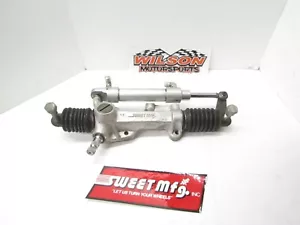 SWEET MFG. 16 1/2" Power Steering Rack & Pinion APPLETON IMCA UMP WISSOTA - Foto 1 di 7