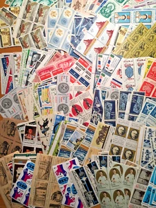 USA,VINTAGE,MID-CENTURY,MINT,UNUSED,LOT OF 40+ ALL DIFFERENT STAMPS, COLLECTION - Picture 1 of 7