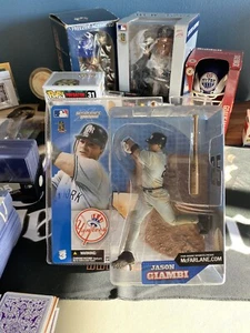 2002 McFarlane’s SportsPicks JASON GIAMBI #25 „Serie 3“ Batting 🩶Road Grey🩶 A - Bild 1 von 2