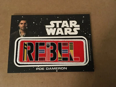 JOURNEY TO STAR WARS THE RISE OF SKYWALKER REBEL PATCH POE DAMERON #JP-PD   - Image 1 of 2