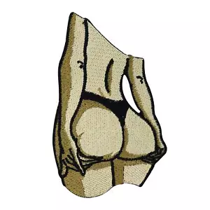 Naughty Girl Patch zum Aufbügeln | Sexy Ass Bügelflicken, Frauen Patches - Bild 1 von 6