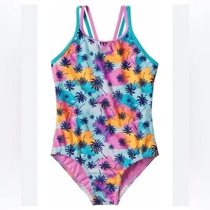 Speedo Girls Racerback Sport br Splice One Piece Swimsuit, size XS 5/6 - Picture 1 of 13