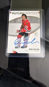 2020-21 SP Signature Edition Legends Doug Wilson All-Time Future Wstch Auto /199