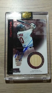 Miguel Tejada 1/1 2021 Topps Archives Signature Series  Auto/Game Used Bat - Picture 1 of 3