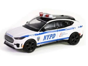 2022 Ford Mustang Mach-E GT - NYPD 1:64 Scale Model - Greenlight 43030F
