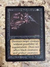 Mtg Terror Beta MP Old School Magic the Gathering B