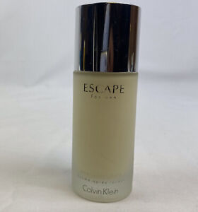 ESCAPE by CALVIN KLEIN 3.4 OZ / 100 ML AFTER SHAVE BALM IN GLASS BOTTLE