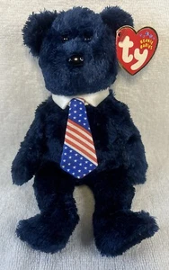 2001 seltene Pops Bear Ty Beanie Baby Tush Tag 2002 und Hängetag 2001 Fehler - Bild 1 von 11