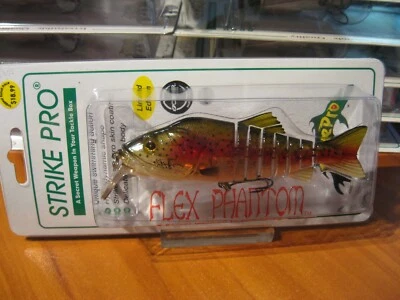 StrikePro 5 1/8" Jointed Flex Phantom 1.25 Oz Fishing Lure Brown Trout - Image 1 of 4