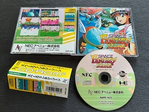 PC Engine CD Space Fantasy Zone en très bon état! Avec Spin Card - Foto 1 di 2