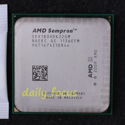 AMD Sempron 180 2.4 GHz CPU Processor SDX180HDK22GM 2000 MHz Socket AM3 1 MB - Image 1 of 2