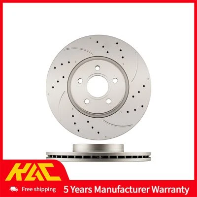 Par de rotores de freno delanteros 34349 para Volvo S40 2004-2011 V50 2005-2011 C70 06-13 Foto 1 de 4