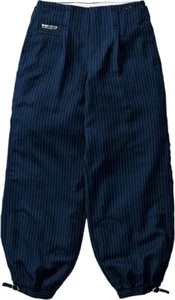 TORAICHI Nikkapokka Japanese Tobi Men Work Pants 4309-414 Striped Bottoms Navy - Picture 1 of 5