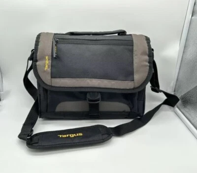 TARGUS Messenger Bag City Gear Mini for Most Tablets - Black/Gray W Pouch - Image 1 of 4
