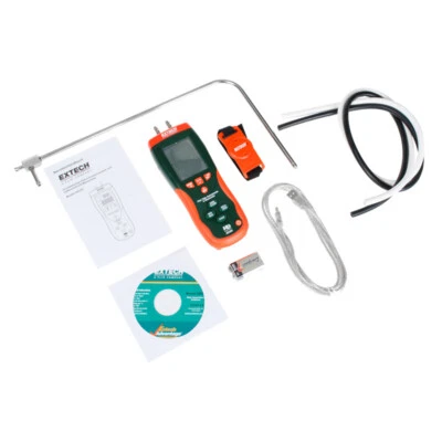 Extech HD350 Pitot Tube Anemometer + Differential Manometer - Image 1 of 2