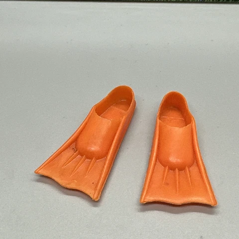 VINTAGE 1965 GILBERT JAMES BOND action figure THUNDERBALL Orange SCUBA FLIPPERS Cover